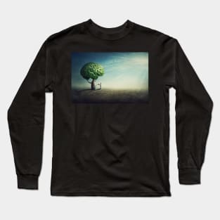 Surreal brain tree Long Sleeve T-Shirt